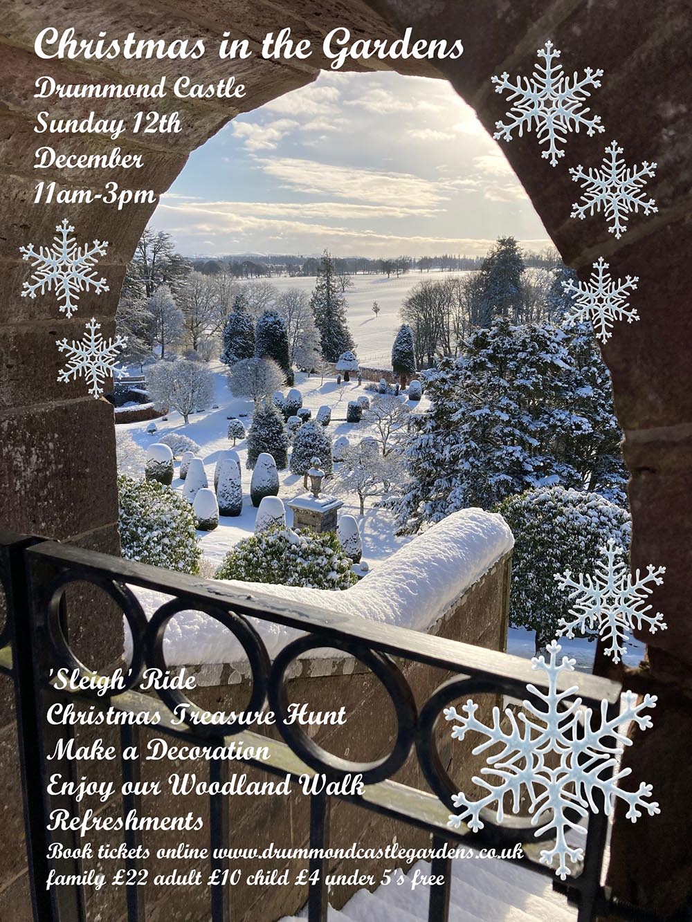 Christmas in the Gardens Poster